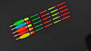 5pcs/set Fishing Float with Large Buoyancy Thickened Tail for High Visibility and with Copper Head