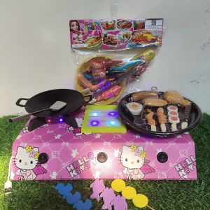 mainan edukasi /kompor led masakmasakan anak perempuan lagi viral murah bisa buat kado dan COD