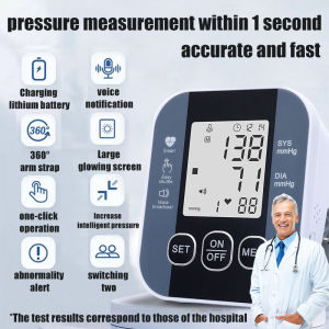 ✨【Medical grade】🩸blood pressure monitor 2025 upgraded model!blood presure machine 血压测量器 Free rechargeable batteries!bp machine 量血压仪器 high blood pressure cek tekanan darah tinggi sphygmomanometer blod pressure monitor 血压计 血压机