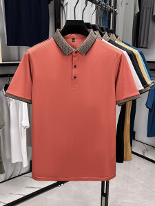 Áo Thun Polo Nam Tay Ngắn Cao Cấp Mùa Hè 2025 Cổ Polo Tay Lửng Thời Trang Thường Ngày Chất Liệu Polyester Pha Lanh