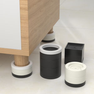 แผ่นรองเท้าเพิ่มความสูงเฟอร์นิเจอร์แบบวางซ้อนกันได้: แผ่นรองเท้าโต๊ะ โต๊ะน้ําชาและฐานตู้ แผ่นรองเสริมความสูงขาเตียง