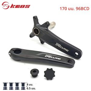ชุดข้อเหวี่ยงจักรยานเสือภูเขา KEOS Deore M5100 96BCD 7-12 สปีด ขนาด 170 มม. พร้อมแกนกลาง BSA BB68 BB92 24 มม. 32T-38T