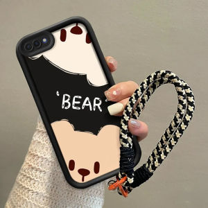 casing hp OPPO A5 A3s terbaru 2025 Dua beruang kartun Model wanita Anti -fall Sastra dan Seni