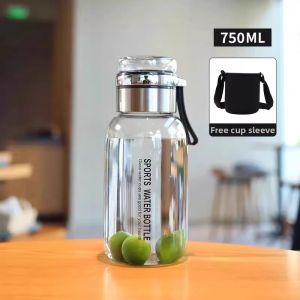 GUOQI | water bottle Explosion-Proof Tea Water Separation Glass Cup 1000ml