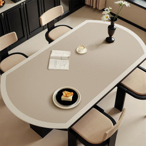 LEKEN | PVC Waterproof Oil-Resistant Heat-Resistant Oval Table Mat