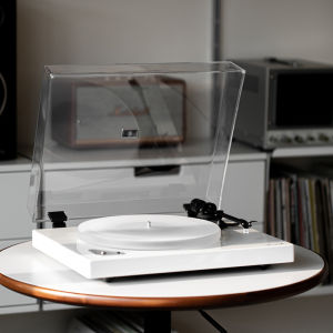 Aunets X60 Vinyl Record Player Bluetooth Turntable Glowing White High Aesthetic Value Birthday Gift Valentines Day Gift