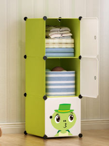 Daily Special Offer Simple Wardrobe Plastic Assembly Fabric Wardrobe Storage Cabinet Collect Clothes Minimalist Modern Economical