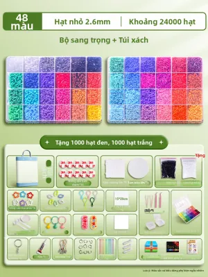 XINZUO | Bộ Đồ Chế Tạo Giáo Dục DIY Với Hạt Fusion