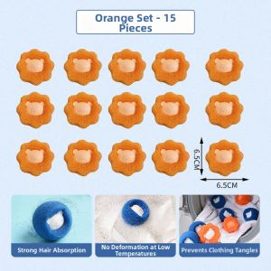 OUKUMAN | Lint Remover Floating Clean Bag Laundry Aid