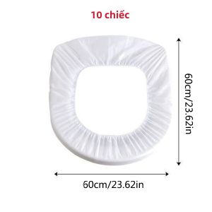 Tấm Lót Bồn Cầu Dùng Một Lần Không Thấm Nước Chất Liệu Không Dệt Dùng Cho Du Lịch Khách Sạn Phòng Tắm Thảm Bảo Vệ Thân Thiện Với Môi Trường Bộ Sản Phẩm Đơn Lẻ Dạng Đệm