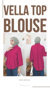 Vella Top Blouse: Kemeja Klasik untuk Acara