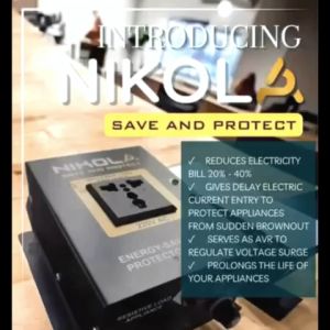 NIKOLA Series 2 / Save & Protect / 30% to 50% Saving/Effective Power Electricity Energy Saving Box (BEST SELLER) power saver electricity power saver device power saver box energy saver deviceenergy saver electricity box energy saving box sm