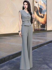 MUBEELE | Elegant Cool Womens Two-Piece Set High Waist Long Pants Short Top Summer Fashion Mubeele Casual Style Polyester Spandex Blend