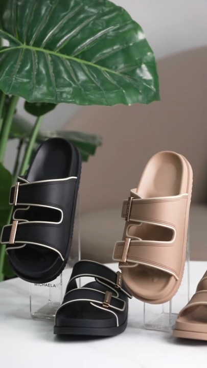 Slide Sandals Daily Wear Flat Sandals Mesh Slippers For Women - Main Image