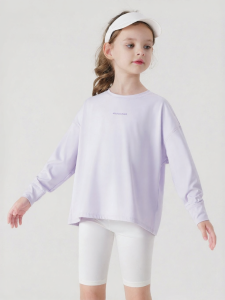 Marc&Janie | Elastic Sporty Letter Print Girls Tshirt Autumn