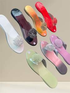 Slip-on Flower Marikina Made Strap High Quality Korean Fashion Slipper 5-9 Ladies Comfort Footwear Women W/ Box Walking Shoes