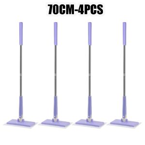 Automatic Clamping Floor Cleaning Mop Replaceable Wipes Towel Refill Non Woven Cloth Wet Tissue Window Wiper Disposable Flat Mop