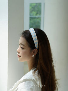 Retro Checkerboard Diamond Plaid Circus Contrast Color Headband