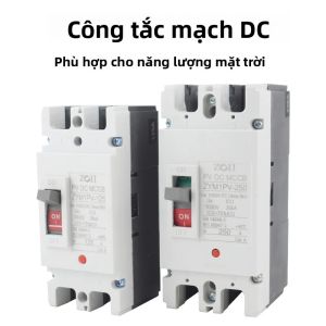 Cầu Dao Mạch DC Vỏ Đúc Năng Lượng Mặt Trời 150A 250A Công Tắc Bảo Vệ Quá Tải Cho Bộ Cách Ly Pin Quang Điện Mặt Trời