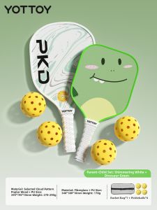 YOTTOY | Kids Fiberglass Pickleball Paddle Set
