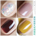 สีเล็บน้ำสุขภาพ XIX สีขาวสำหรับเท้า ดูดซับความชื้นได้นาน เผ็ดร้อน กลิ่นไม่เป็นพิษ สามารถฉีกออกได้สำหรับผู้หญิง. 