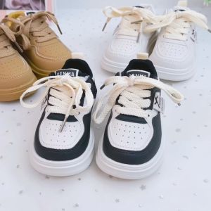 SENMA White Shoes For Kids Boy Korean Shoes Breathable Rubber Shoes Fashion Sapatos 1 to 5 years old
