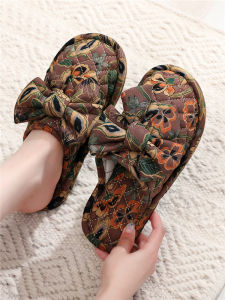 Dép Vải Cotton Mùa Thu Đông Xuân Cho Nữ Dép Vải Gỗ Trong Nhà Dép Vải Cotton Mềm Cho Cặp Đôi Dép Vải Cotton Thoải Mái Cho Người Đi Làm