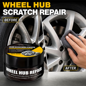 Car Wheel Scratch Repair Kit Rim Polishing Cream and Wheel Restorer for Scratches Fading Abrasion