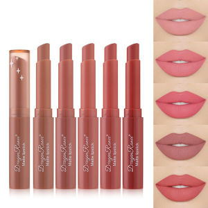 **【COD】Lipstik Wajah Matte & Lipstik Cameo Coklat Alami Tahan Lama**