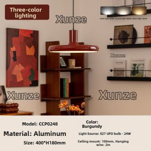 XUNZE | Vintage French Restaurant Pendant Light Single Head