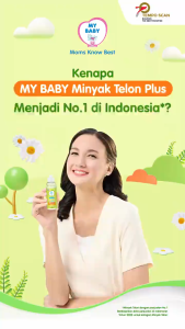 [PAKET 3PCS] MY BABY Minyak Telon Plus Eucalyptus & Lavender 30ml | 60ml | 90ml | 150ml - Minyak Bayi Anti Nyamuk 8 Jam