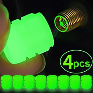 🔥Fast shipping🔥 4PCS Luminous Valve Caps Fluorescent Night Glowing Car Motorcycle Bicycle Wheel Tyre Hub Luminous Valve Stem Caps Decors