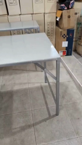 โต๊ะพับ เมทัลชีท ขนาด 90 กว้าง 60 ซม. สูง 75 ซม. ใช้งาน เอนกประสงค์ กิจกรรมกลางแจ้ง