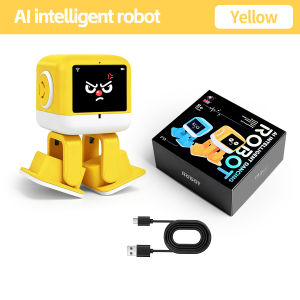 2026 WLtoys AI Smart Robot with Built-in DeepSeek Intelligent Voice Touch to Interrupt Music and Dance Actions Adults Gift