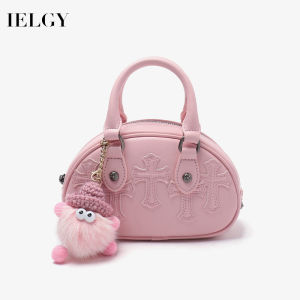 IELGY túi đựng tài liệu của phụ nữ phong cách Hàn Quốc màu hồng thích hợp túi xách với Đeo Chéo Đeo Vai Dễ Thương và tất cả các túi thời trang