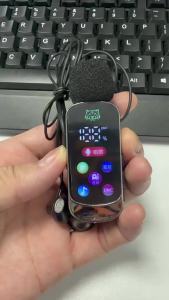 kebidumei | KEBIDUMEI Clip-on Headphones Bluetooth 6.0 Earphones Karaoke Real-time Ear Monitor Headsets TF Card Play for Live Streaming
