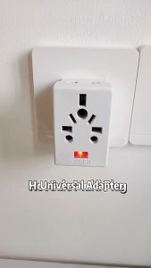 Plug Adapter 13A Multi 3 Way pin Adapter With Neon 13A Adapter Plug Extension