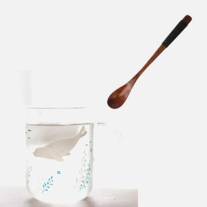 Heat Resistant Japanese Style Glass Cup with Handle And Lid Cute Simple Transparent Tea Cup Womens Lovely Zakka Cup Home Use