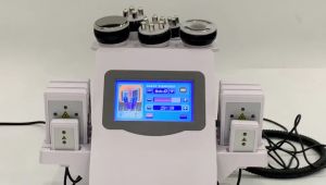 DL  - RF 6 in 1 Alat burn fat machine rf wajah slimming 40k radio frequency lipo laser cavitasi Pelangsing Badan Alat RF Slimming machine