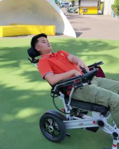 wxwise Electric Wheelchair: Remote App Control & Senior PWD Mobility