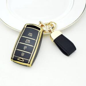 Auto Key Fob Shell Protector for HYUNDAI 2020 Genesis G70 G80 EQ900 G90 4 Bottons TPU Car Smart Key Case Cover Accessories