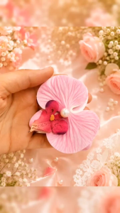 (1K8) - Kẹp Tóc Hoa Lan Pastel Cute – Phụ Kiện Tóc Nữ Đi Chơi Chụp Ảnh Sang Chảnh Hot Trend