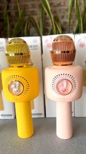 [Mẫu Mới] Micro Karaoke Bluetooth X9 Mic Hát Karaoke Không Dây Hình Tai Thỏ Siêu Cute Nâng Tone Giọng Míc Hút Âm Hỗ Trợ Cho Người Mới Tập Hát