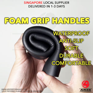 High Performance Foam Tube Handles for Gym Equipment - Non-Slip Waterproof Insulation Grips for Comfort and Durability Nitrile Foam Handles