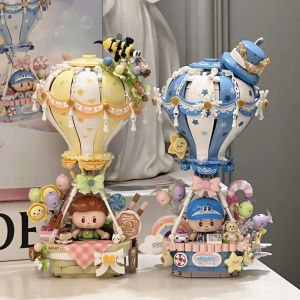 LOZ Mini Particle Assembling Toy Hot Air Balloon Dream Tour Educational Puzzle Gift Ornament for Children above 6 Years Old