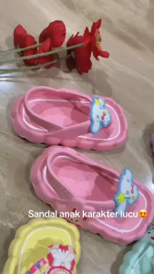 Sandal Anak Balita Kartun Kuromi Melody Cinnamoroll Lucu - Dulux 562 20/25
