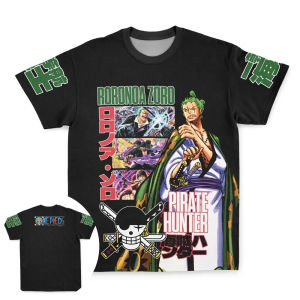 Bandai | One Piece Mens and Womens T-shirt Vinsmoke Sanji Anime Tee Summer Spring New Boys Short Sleeves Pullover Parent-child Outfits