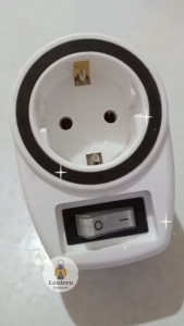 Steker Stop kontak Arde 1 lubang dgn saklar lampu on off Loyal
