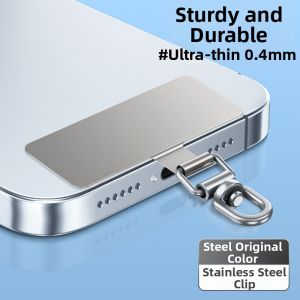 YINGYUE | Anti-Loss Phone Clip with Rotatable Metal Stainless Steel Plate