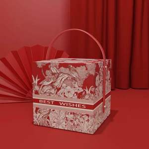 Quality Gift Box With Leather Handle Big Storage Suitable Birthday Box Anniversary Gift Box Valentines Gift Box Kotak Hadiah